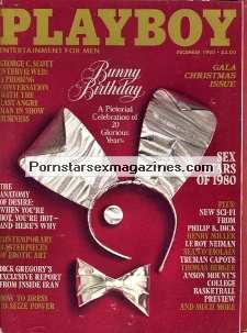 Playboy Dec 1980 magazine