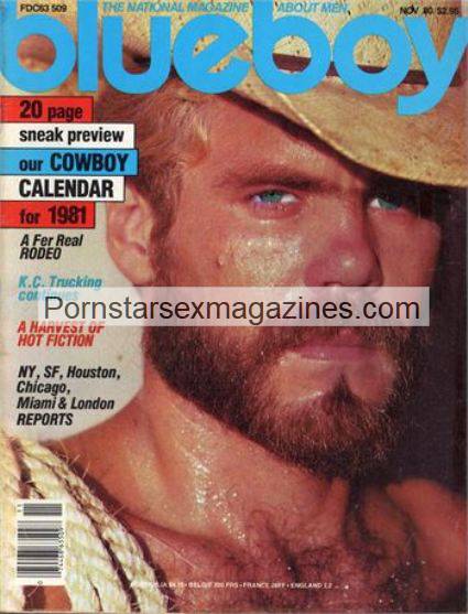 vintage gay magazine blue boy bearded guy